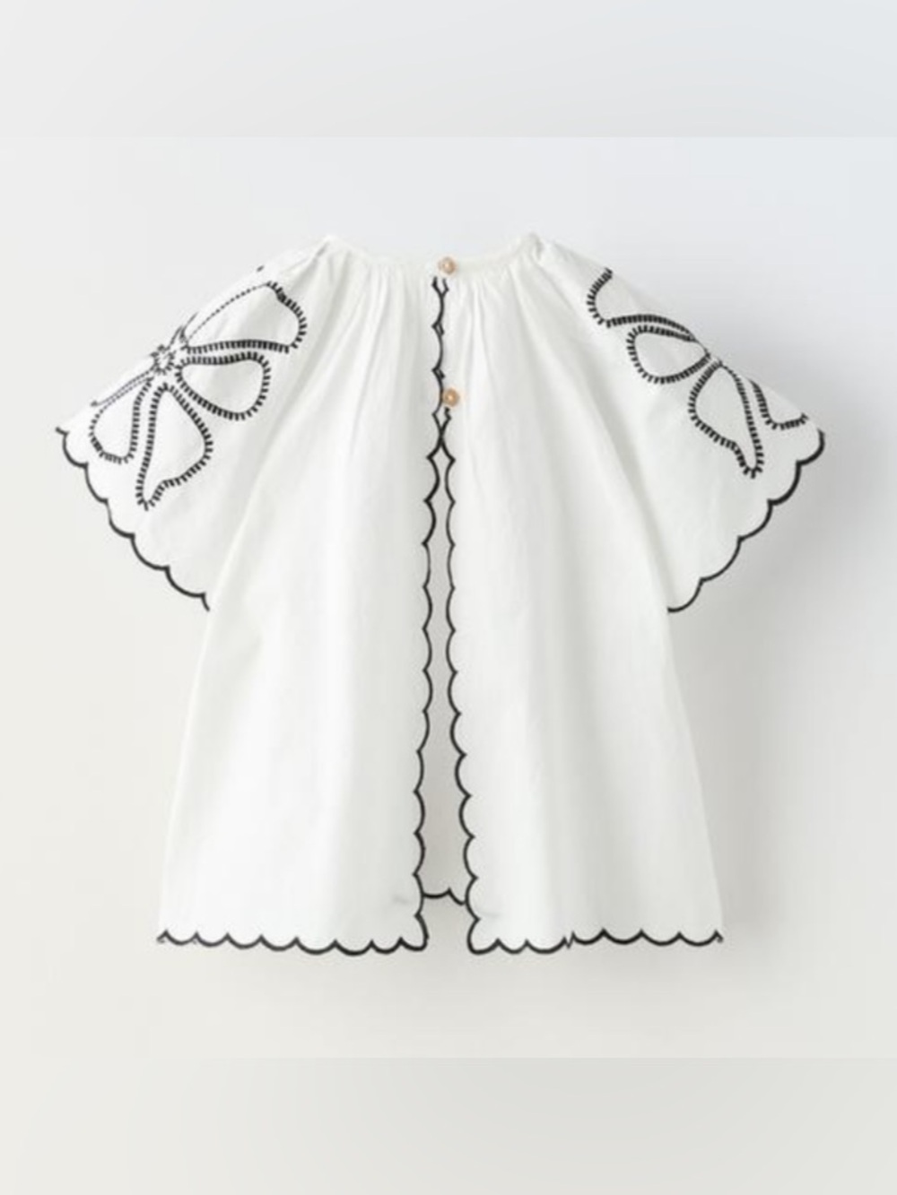 ZARA Ruffled Embroidered Set - Picture 3 of 8